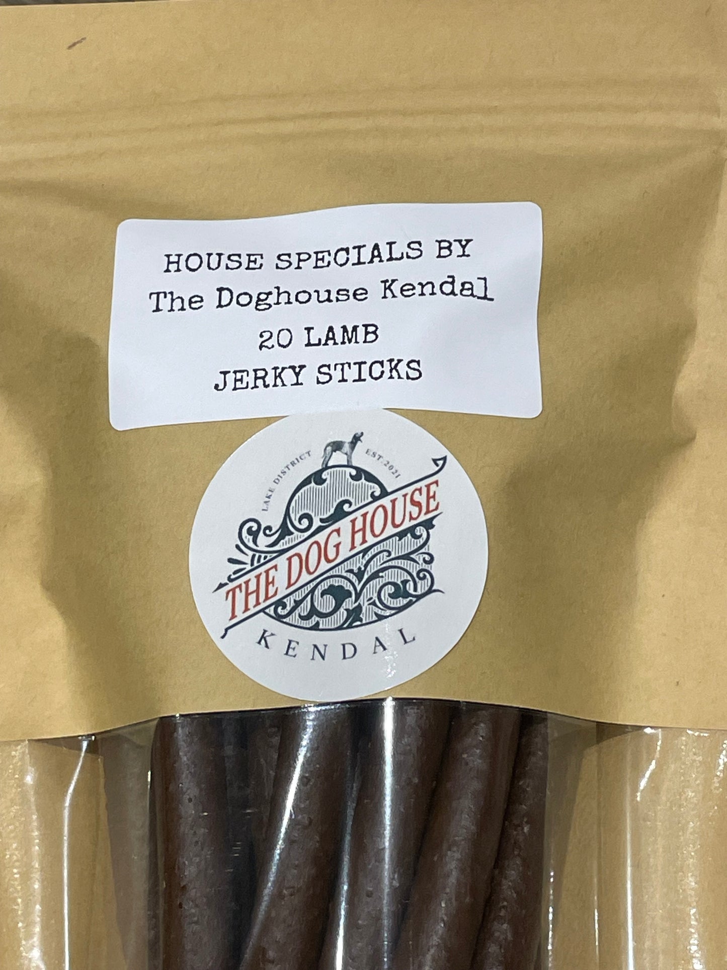 Lamb Jerky 100% Meat 20 Sticks