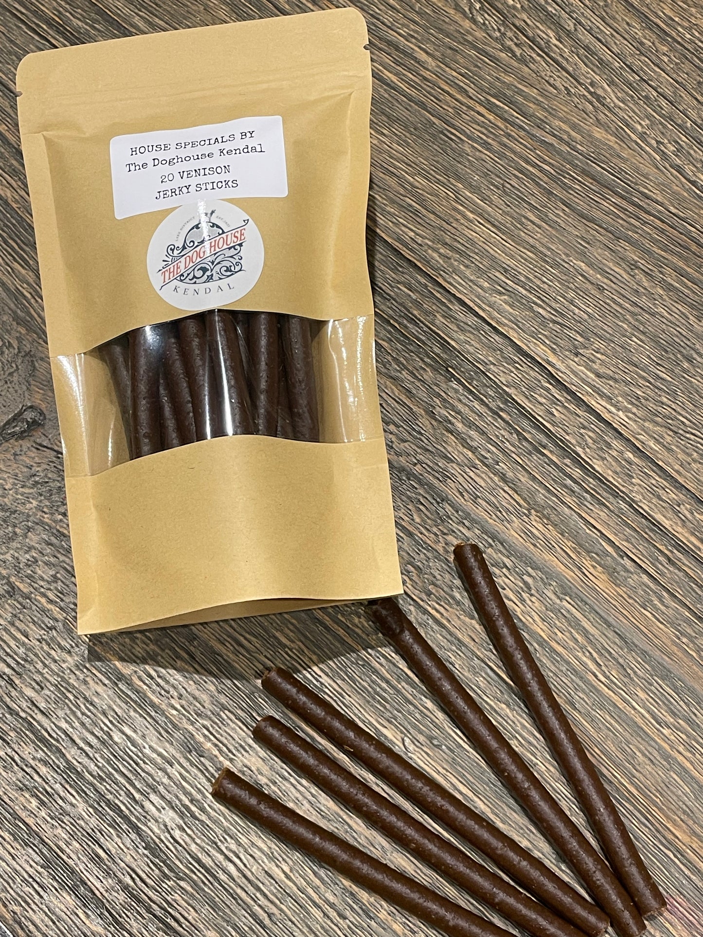 Venison Jerky 100% Meat 20 Sticks