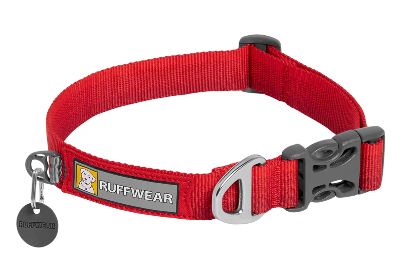 Ruffwear Front Range Dog Collar in Red Sumac