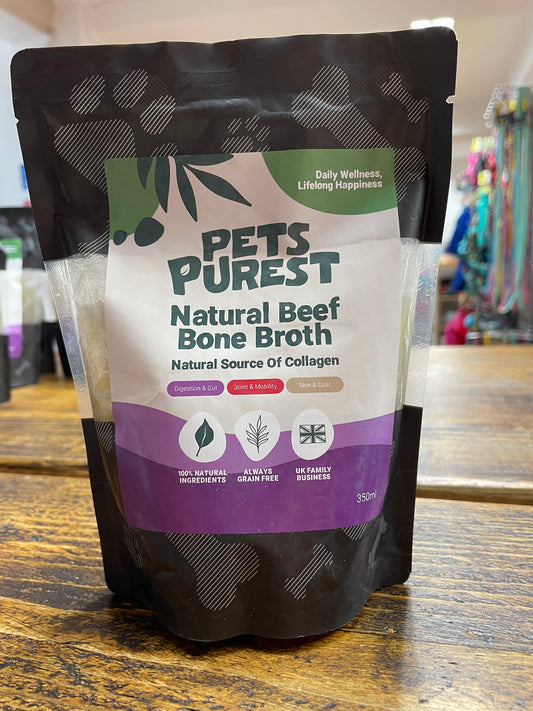 Natural Beef bone Broth by Pets Purest