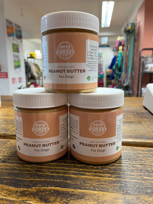 100% Natural Peanut Butter for Dogs By Pets Purest