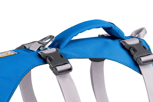 Ruffwear Flagline Dog Harness in Blue Dusk XS, S, M, L/XL